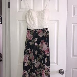 Almost new high low floral dress